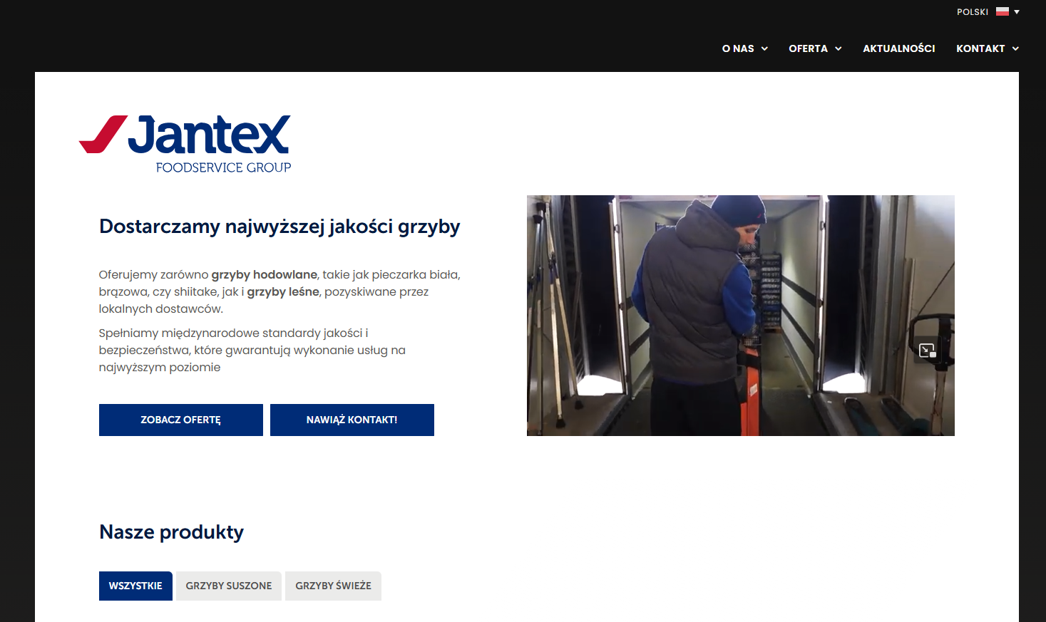 Jantex Group - najwyższej jakości grzyby
