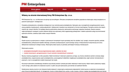 Pm Enterprises sp. z o.o.