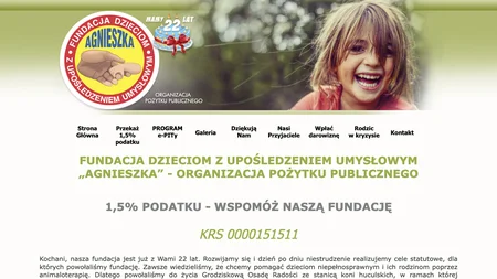 Fundacja Dzieciom Z Upośledzeniem Umysłowym - Agnieszka